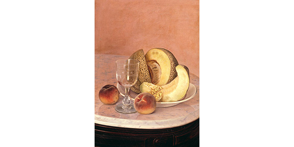 Still Life with Cantaloupe